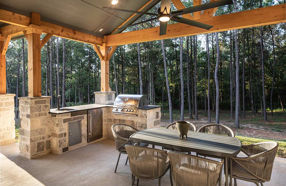 Building on land in Texas