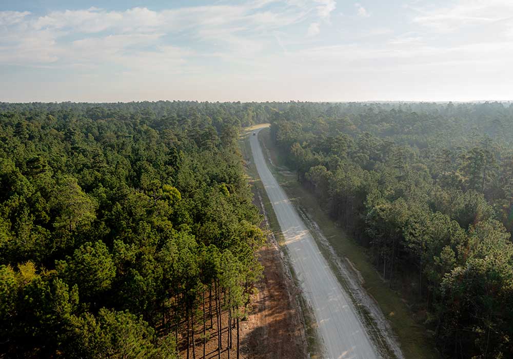 buy land and build custom home Texas